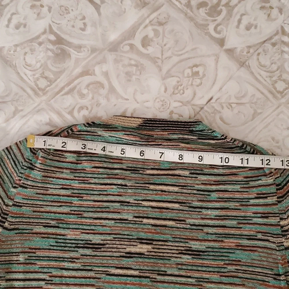 Missoni Multicolor Button Up Cardigan Sweater Size 2. - Picture 11 of 12